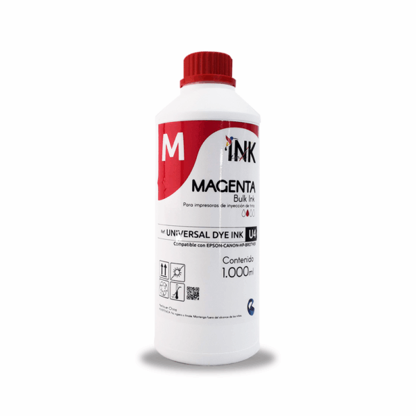 TINTA UNIV. MAGENTA U4 (EP-HP-BROTHER-CANON) LITRO